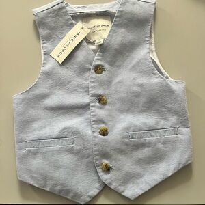 Janie and Jack NWT boys vest Easter/ wedding / party size 5